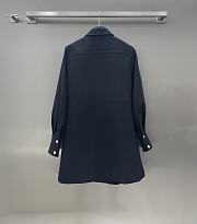 Louis Vuitton Technical Gabardine Shirt Dress - 4