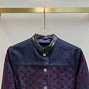 Louis Vuitton Flocked Monogram Denim Jacket - 4