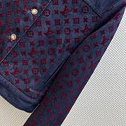 Louis Vuitton Flocked Monogram Denim Jacket - 3