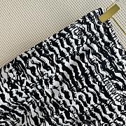 Louis Vuitton Ink Tiger Asymmetrical Pleat Midi Skirt - 5