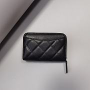 Chanel Classic Zipped Coin Purse AP0216 Black Size 7.5 × 11 × 2 cm - 5