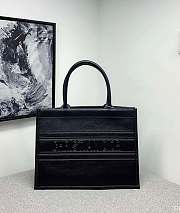 Medium Dior Book Tote Black Calfskin Size 36 x 27.5 x 16.5 cm - 1
