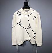 Dior Sweater White Wool-Blend Jersey - 1