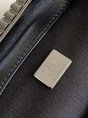 Chanel Shopping Bag Black Aged Shiny Lambskin AS4222 Size 27.5 × 33 × 6.5 cm - 3