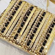 Chanel Evening Bag AS3528 Gold Metal With Pearl Size 11x9x4.5 cm - 2