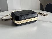 Chanel Evening Bag Lambskin & Gold-Tone Metal Black AS4075 Size 14cm - 5