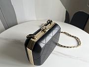 Chanel Evening Bag Lambskin & Gold-Tone Metal Black AS4075 Size 14cm - 4