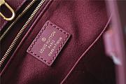 Louis Vuitton M46601 OnTheGo MM Wine Red Monogram Empreinte Size 35 x 27 x 14 cm - 4