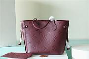 Louis Vuitton M46599 Neverfull MM Wine Red Size 31 x 28 x 14 cm - 1