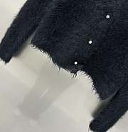 Dior Cardigan Black Technical Alpaca and Wool Knit - 5