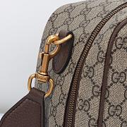 Gucci Savoy Shoe Case 752587 Beige and ebony GG Supreme canvas Size 22*36*16cm - 4