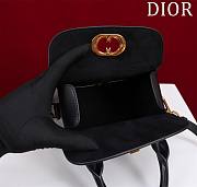 Dior Small Boston Bag Black Box Calfskin Size 20 x 12.5 x 16.2 cm - 2