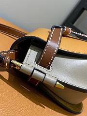 Loewe Mini Gate Dual Bag In Soft Calfskin Amber Size 21X12.5X9.5 cm - 3