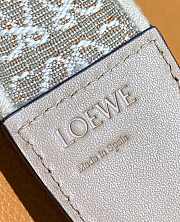 Loewe Mini Gate Dual Bag In Soft Calfskin And Jacquard Size 21X12.5X9.5 cm - 5