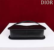 Dior CD Signature Hobo Mini Bag Black Calfskin with Embossed CD Signature Size 23.5 x 14.5 x 6 cm - 5