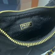 Prada Re-Edition 1995 Chaîne Re-Nylon mini-bag Black Size 22x18x6 cm - 2