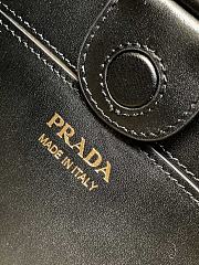 Prada Fabric and leather shoulder bag Tan/Black size 26x17x4.5 cm - 5