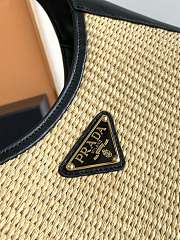 Prada Fabric and leather shoulder bag Tan/Black size 26x17x4.5 cm - 2