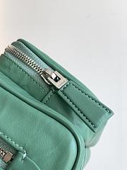 Prada Antique nappa leather multi-pocket top-handle bag Sage Green Size 24x7 cm - 4