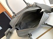Prada Antique nappa leather multi-pocket top-handle bag Slate Gray Size 24x7 cm - 5