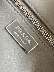 Prada Antique nappa leather multi-pocket top-handle bag Slate Gray Size 24x7 cm - 4