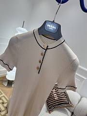 Prada Short-Sleeved Silk Sweater - 2
