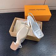 Louis Vuitton Shake Slingback Pump White 9.5 cm - 5
