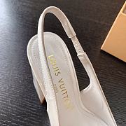 Louis Vuitton Shake Slingback Pump White 9.5 cm - 4