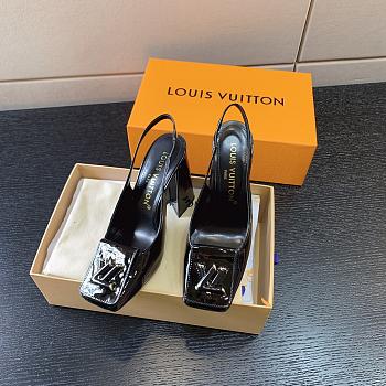 Louis Vuitton Shake Slingback Pump Black 8.5 cm