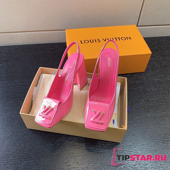 Louis Vuitton Shake Slingback Pump Pink 9.5cm - 1