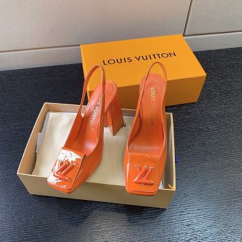 Louis Vuitton Shake Slingback Pump Orange 9.5cm