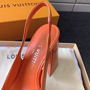 Louis Vuitton Shake Slingback Pump Orange 9.5cm - 3