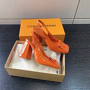 Louis Vuitton Shake Slingback Pump Orange 9.5cm - 4