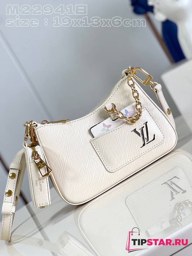 Louis Vuitton M22941 Marellini White Size 19 x 13.5 x 6.5 cm - 1
