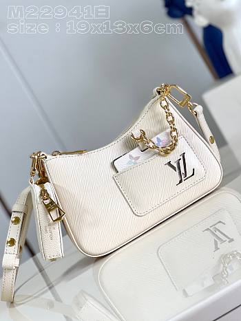 Louis Vuitton M22941 Marellini White Size 19 x 13.5 x 6.5 cm