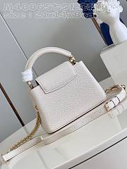 Louis Vuitton M23082 Capucines Mini White Size 21 x 14 x 8 cm - 4