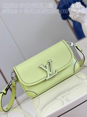 Louis Vuitton M22960 Buci Green Size 24.5 x 15.5 x 9 cm