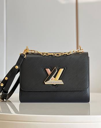 Louis Vuitton M21031 Twist MM Black Size 23 x 17 x 9.5 cm