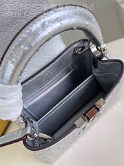 Louis Vuitton N81498 Capucines Mini Silver Size 21 x 14 x 8 cm - 5