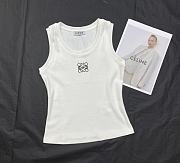 Loewe Anagram Tank Top In Cotton White - 1