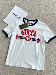 Gucci Interlocking G Web Cotton Jersey T-Shirt ‎723566 - 4