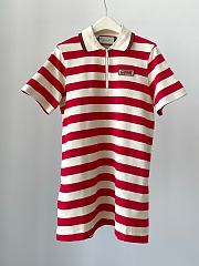 Gucci Striped Fabric Polo Dress 743086 - 1