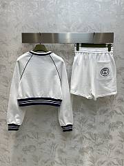 Gucci Set Cotton Jersey With Embroidery White - 2