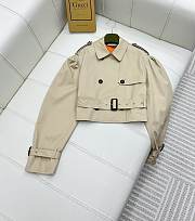 Gucci Garbadine Trench Jacket 737732 - 1