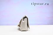 YSL White Jamie Medium Shoulder Bag - 3