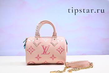 Louis Vuitton Speedy Bandoulière 20 M46518 Pink Size 20.5x13.5x12 cm