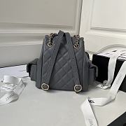 Chanel Small Backpack Gray AS4399 Size 19.5 × 18 × 10 cm - 2