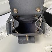 Chanel Small Backpack Gray AS4399 Size 19.5 × 18 × 10 cm - 3