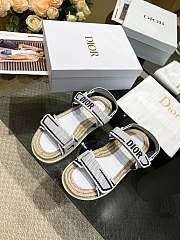 Dior-Act Technical Fabric Rope Flat Sandals - 1