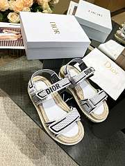 Dior-Act Technical Fabric Rope Flat Sandals - 4